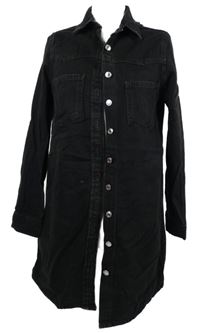 Dámské černé riflové košilové šaty Denim Co. 