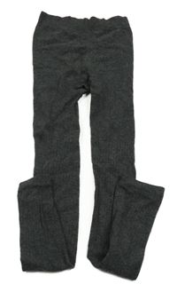 Tmavošedé punčocháče bez šlapiček