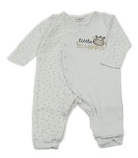 Bílo-puntíkatý overal s hrochem 