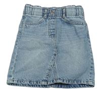 Modrá riflová sukně kiabi