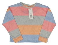 Nové - barevné pruhované úpletové triko F&F