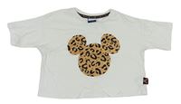 Bílé crop tričko s Mickeym zn. George 
