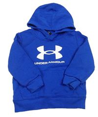 Tmavomodrá mikina s logem a kapucí Under Armour