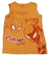 Oranžové tílko se Spider-manem zn. Marvel + C&A