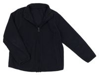 Tmavomodrá fleecová propínací mikina zn. George 