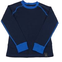 Tmavomodro-modré thermo triko Mountain Warehouse