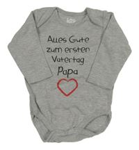 Šedé body s nápisem a srdíčkem 