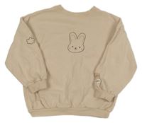 Béžová oversize se zajíčkem Next