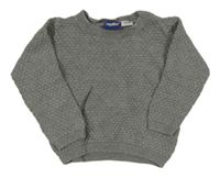 Šedý vzorovaný svetr Lupilu