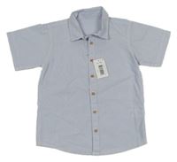 Nové - Modro-bílá pruhovaná košile Matalan