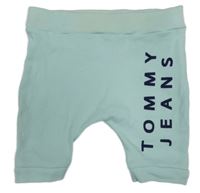 Pomněnkové bavlněné kraťasy s nápisem Tommy Hilfiger