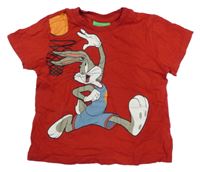 Červené tričko s Buggs Bunnym Benetton