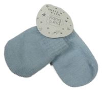 Nové - Světlemodré pletené rukavice Pure Baby