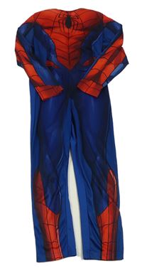Kostým - Modro-tmavomodro-červený vycpaný overal - Spider-man H&M