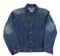 Tmavomodrá riflová bunda s límečkem STACCATO