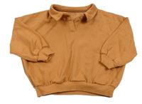 Medová oversize mikina s límečkem George