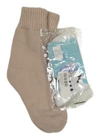 Nové - 2x - Ponožky - Pudrové teplé, světlemodro/bílé se sněhuláčkem