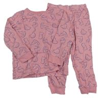 Růžové pyžamo s dinosaury George