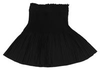 Černá plisovaná paper bag sukně H&M