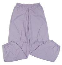 Světlefialové cuff šusťákové kalhoty Y.F.K.