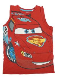 Červené tílko s Cars C&A