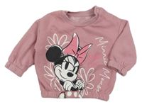 Starorůžová mikina s Minnie PRIMARK