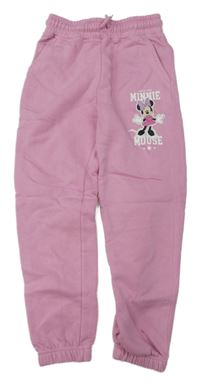 Růžové tepláky s Minnie PRIMARK