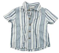 Bílo-modrá pruhovaná košile Primark