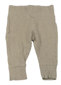 Hnědé žebrované tepláky Primark