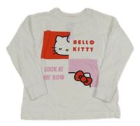 Bílé triko s Hello Kitty Primark