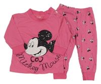 Tmavorůžové pyžamo s Minnie