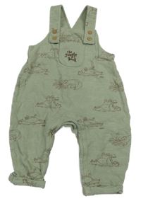 Zelené laclové tepláky s Mauglím a Balúem Primark