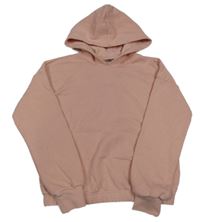 Růžová mikina s nápisem a kapucí Page One Young