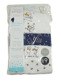 Nové - 5x body s Púem - 4x bílé + tmavomodré George