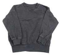 Tmavošedá melírovaná mikina Primark