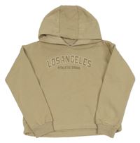 Písková mikina s nápisem a kapucí Y.F.K.