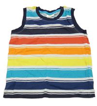 Bílo-barevné pruhované tílko Kids