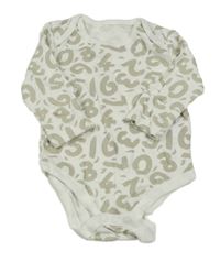Bílé vzorované body 