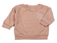 Růžová mikina s nápisem Primark