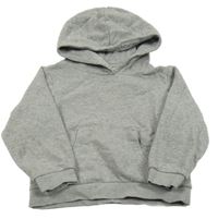 Šedá melírovaná mikina s kapucí Name it