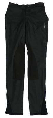 Černé koženkové jezdecké tregíny Fouganza