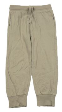 Hnědé lehké tepláky 