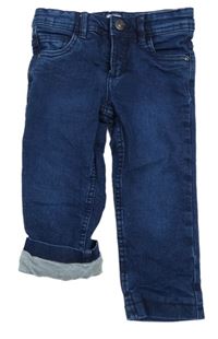 Tmavomodré podšité skinny rifle Lily & Dan