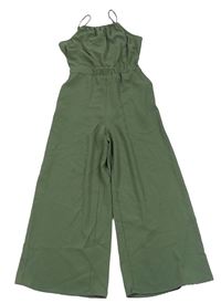 Khaki kalhotový overal H&M
