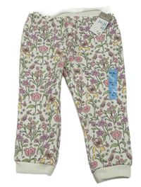 Bílé květované tepláky Primark