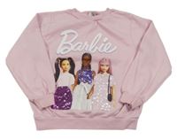 Růžová mikina s Barbie zn. H&M