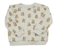 Béžová mikina s medvídky Nutmeg