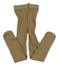 Hnědé melírované punčocháče H&M