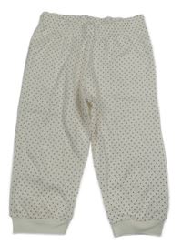 Bílo-červené puntíkaté tepláky 