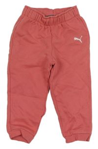 Růžové tepláky s logem Puma